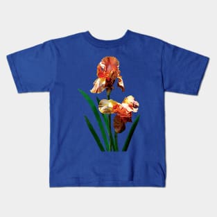 Irises - Bronze-Colored Irises Kids T-Shirt